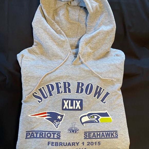 #289 (VINTAGE) & RARE ITEM!!! Super Bowl XLIX Hoodie - Picture 13 of 16